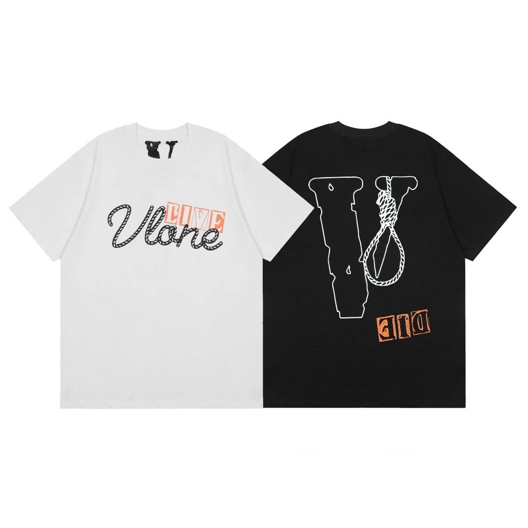 vlone live vlone tee white T-Shirt