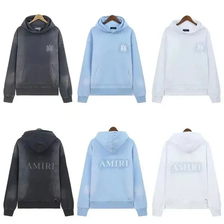 Amiri Hoodie Black, Light Blue, Dark Blue, White Hoodie