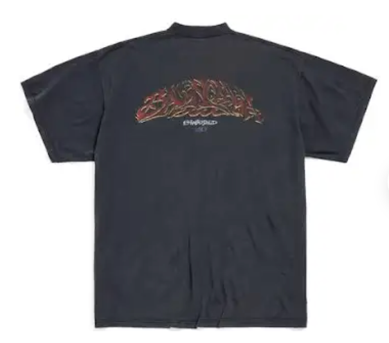 White slogan-print cotton T-shirt