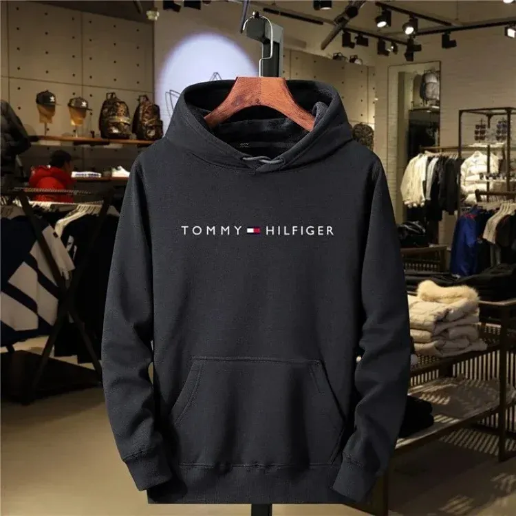 Tommy Hilfiger Hoodie Black Hoodies