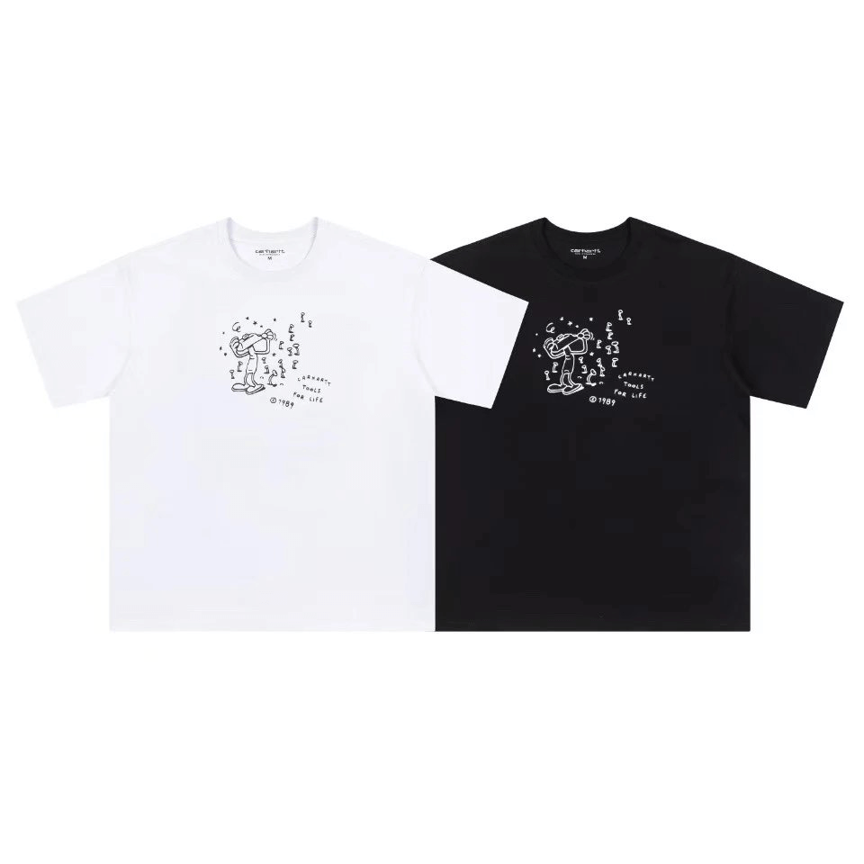 Carhartt Music Life T-Shirt White/Black T-Shirts