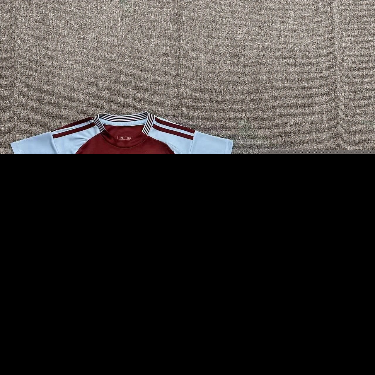 Adidas Aston Villa Home Kit Maroon and Sky Blue
