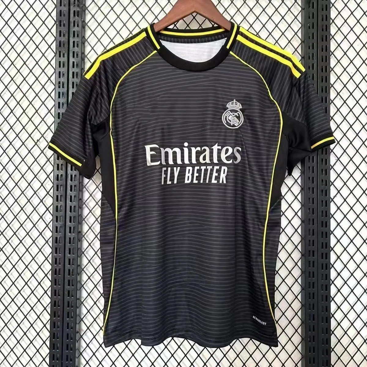 Real Madrid Training Jersey Black