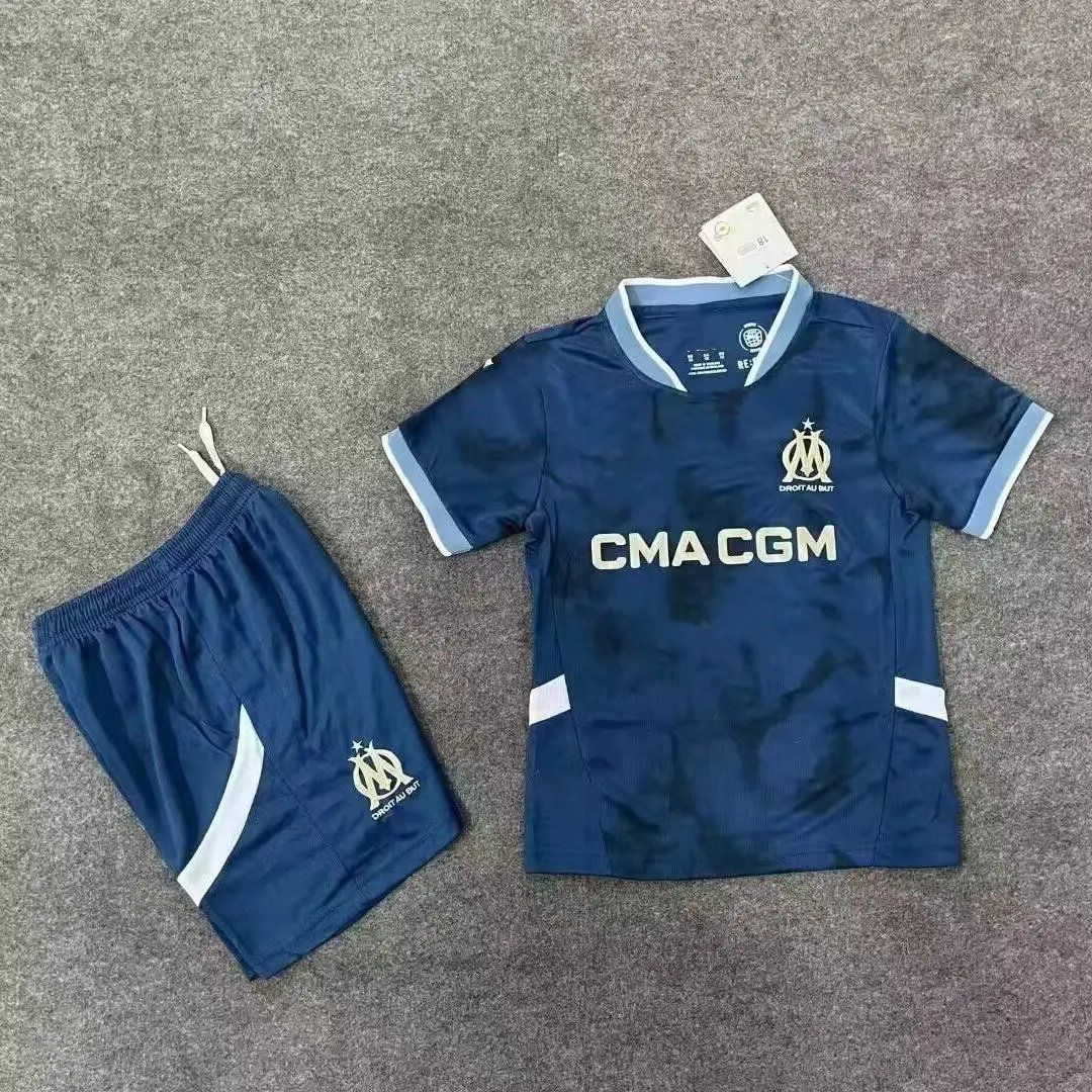 Marseille Football Kit Navy Blue