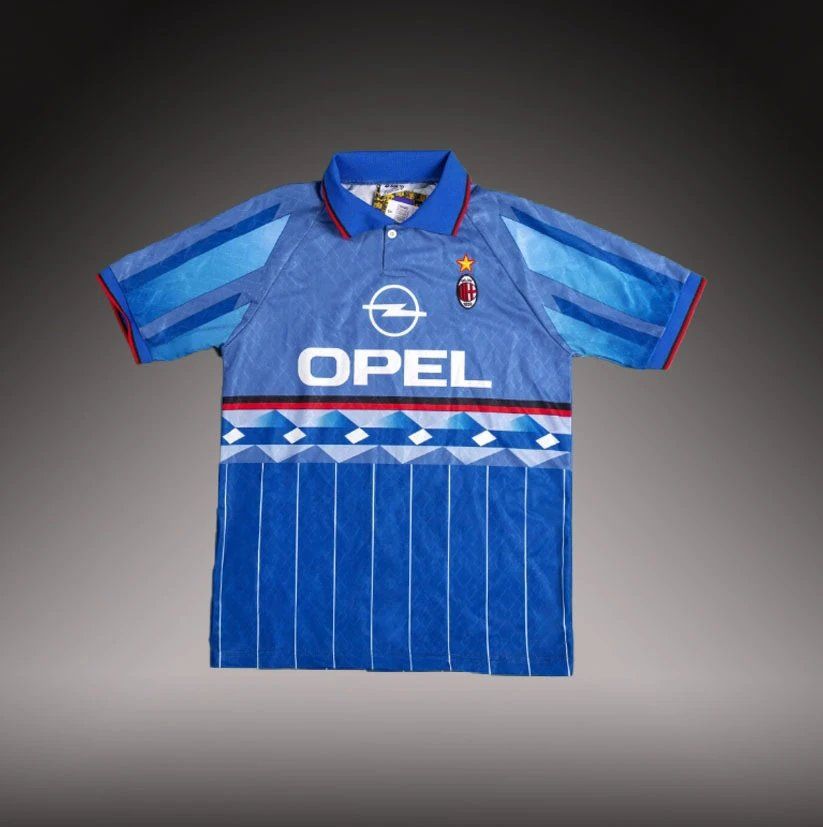 Opel AC Milan Retro Shirt Blue