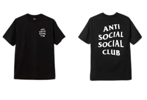 ANTI SOCIAL SOCIAL CLUB T-Shirt Black T-Shirts