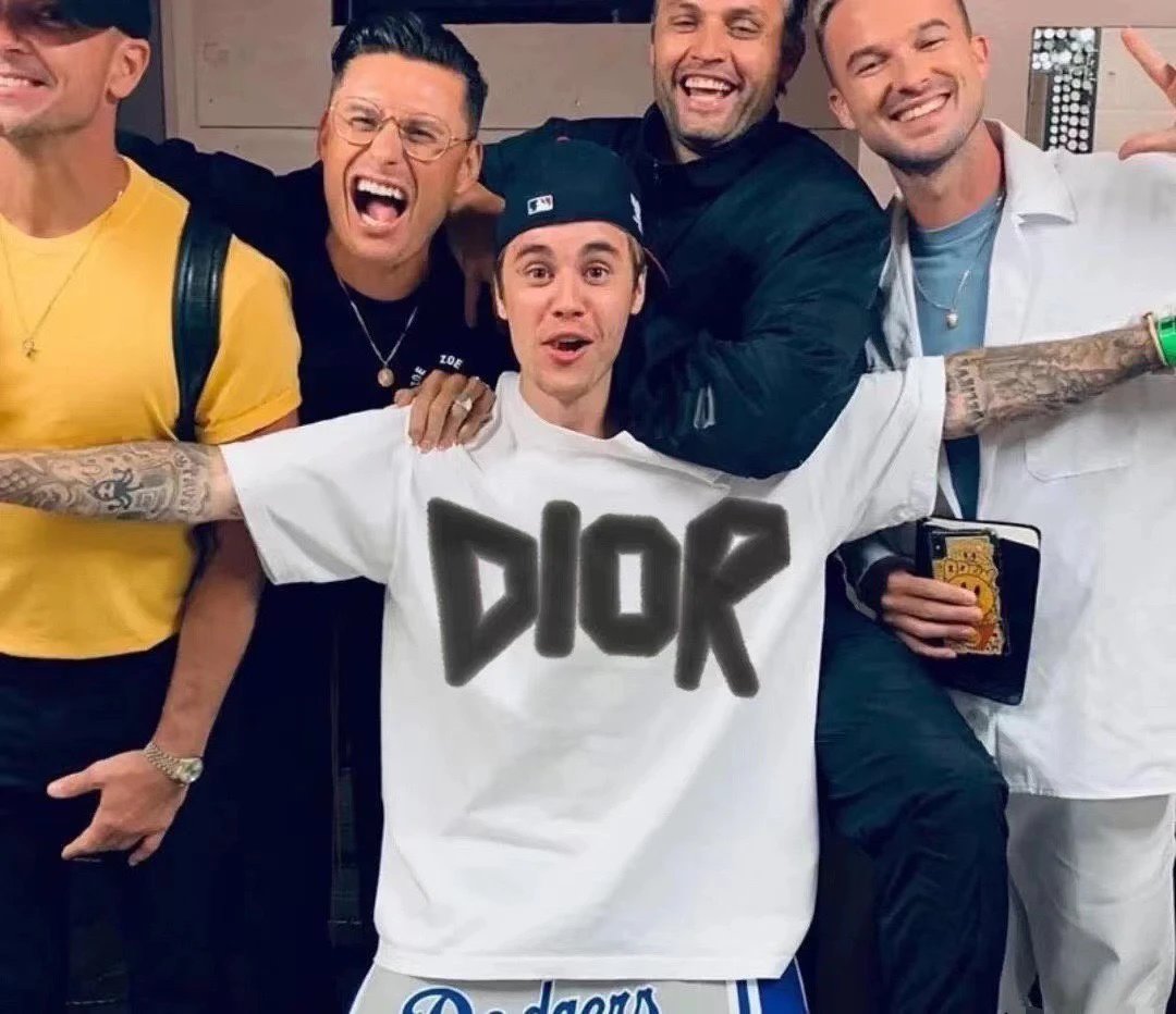 dior graphic logo t-shirt white t-shirts