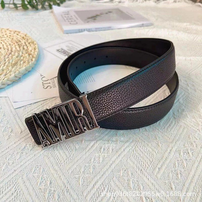AMIRI Leather Belt Black