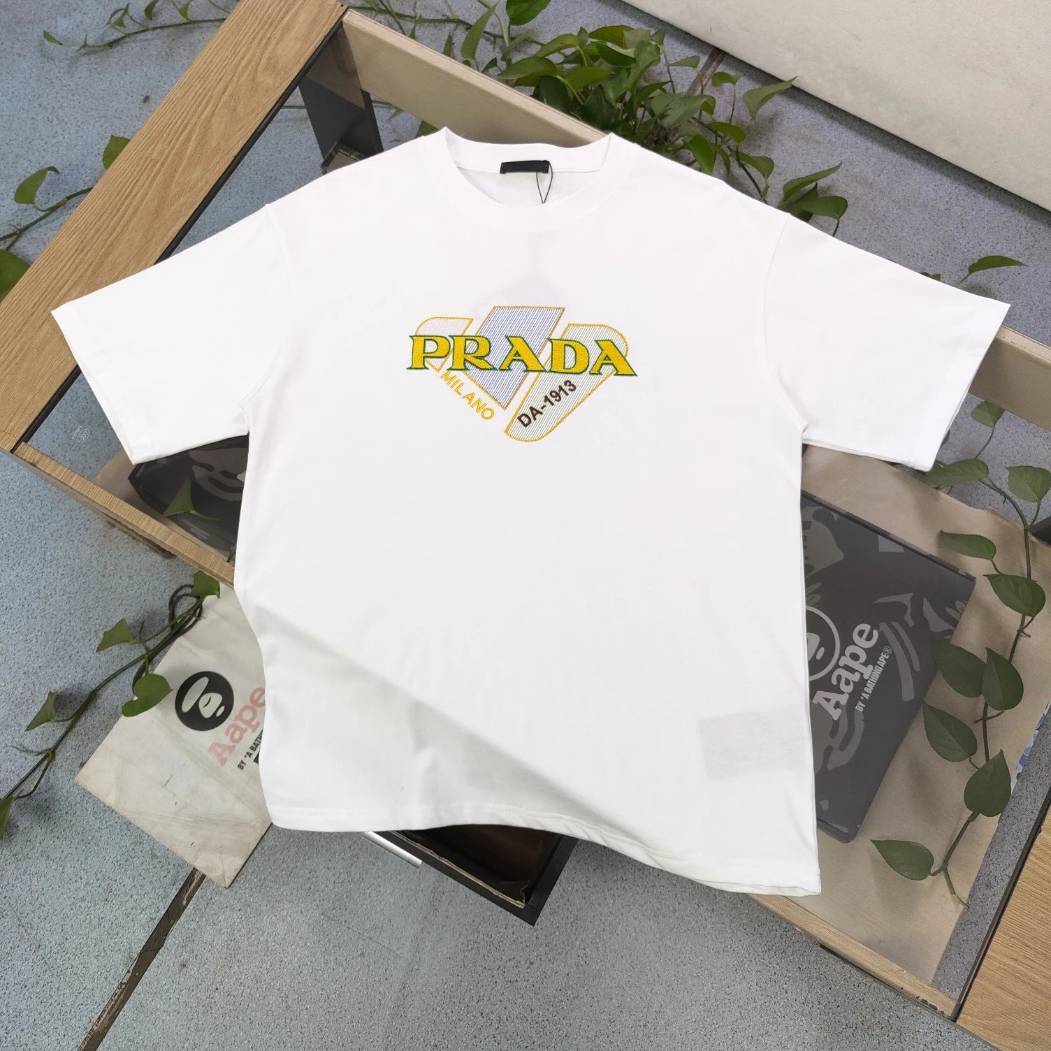 prada white T-Shirt