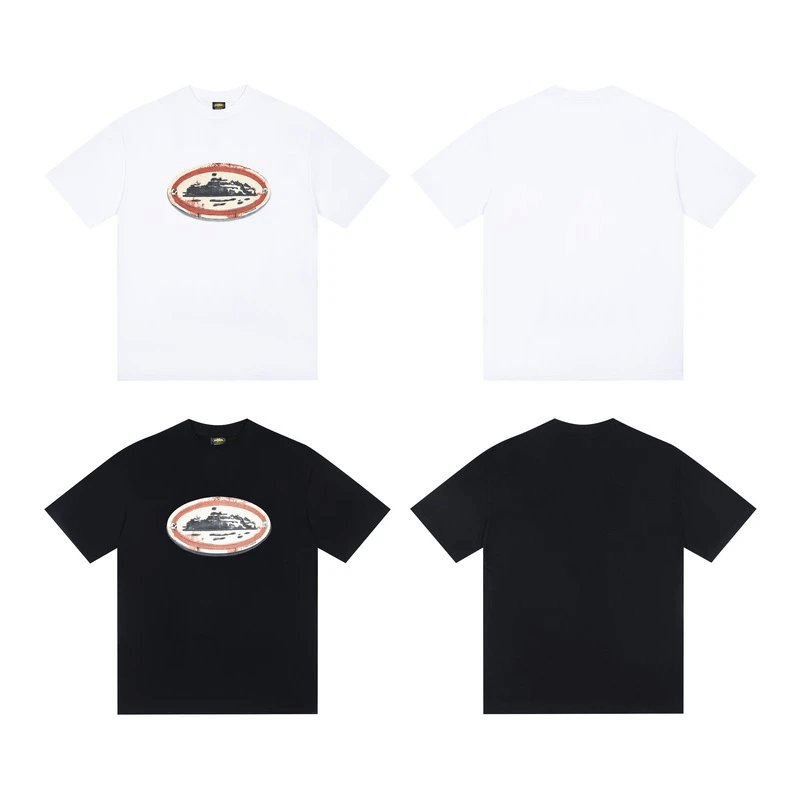 Unknown Oval Logo T-Shirt White T-Shirts