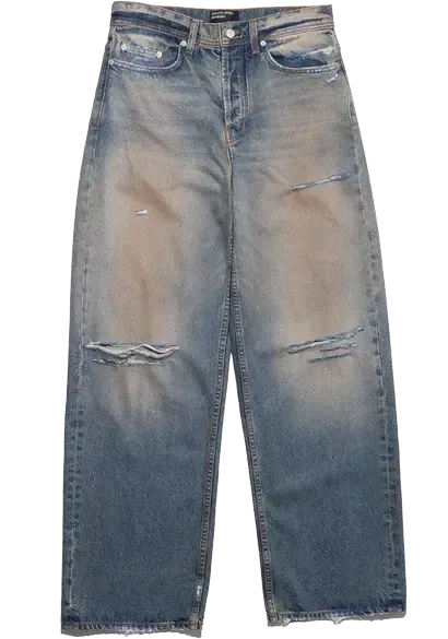 Distressed Denim Jeans