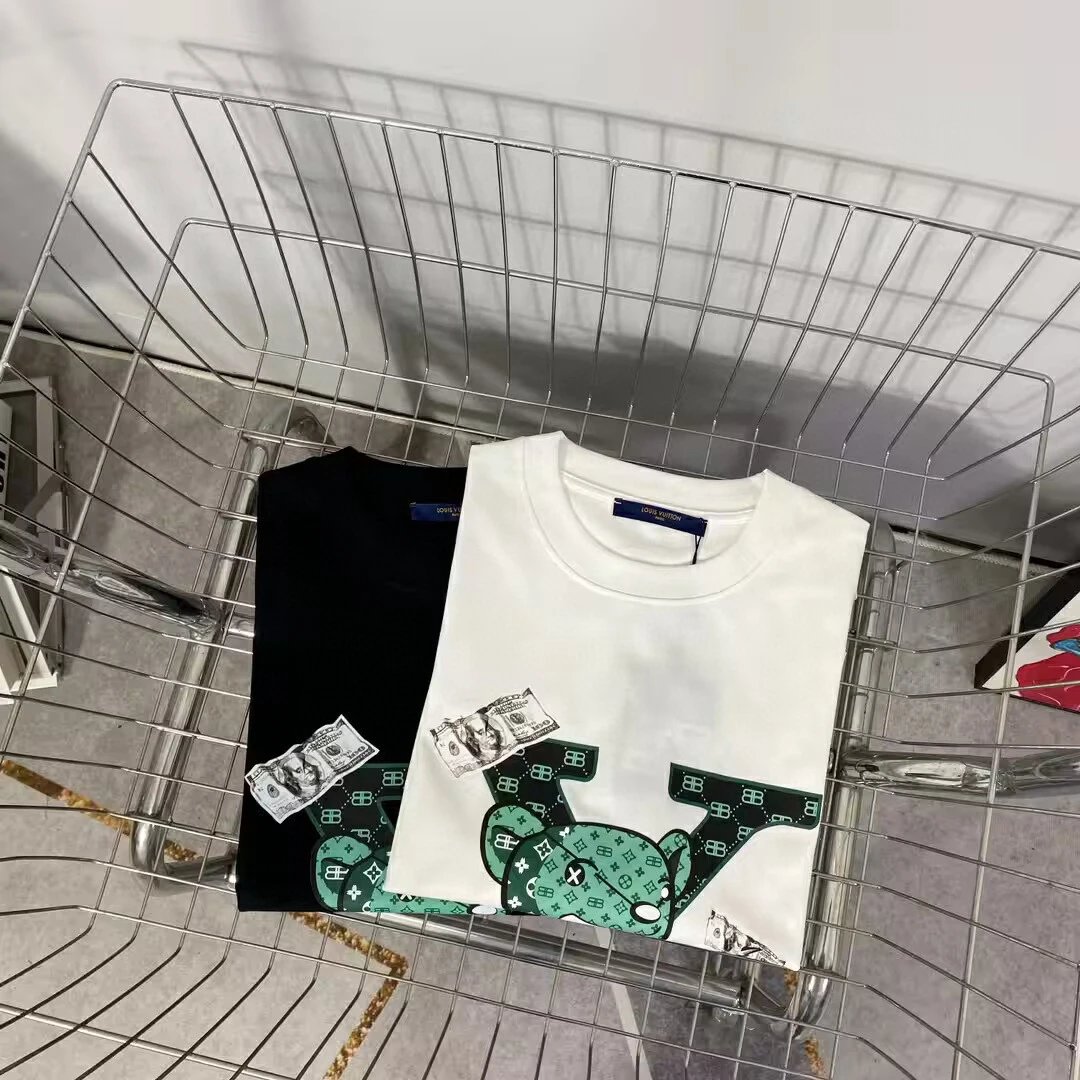 Burberry Animal Print T-Shirt Black/White