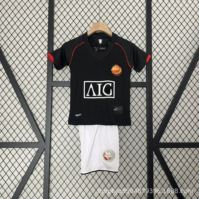 Nike Manchester United T-Shirt and Shorts Set Black