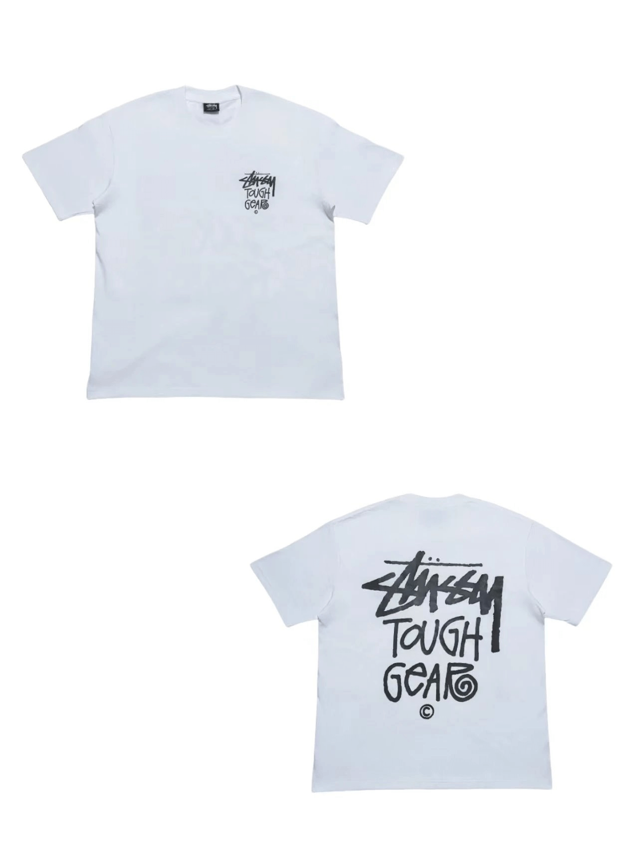 Stussy Tough Gear Tee White T-Shirts