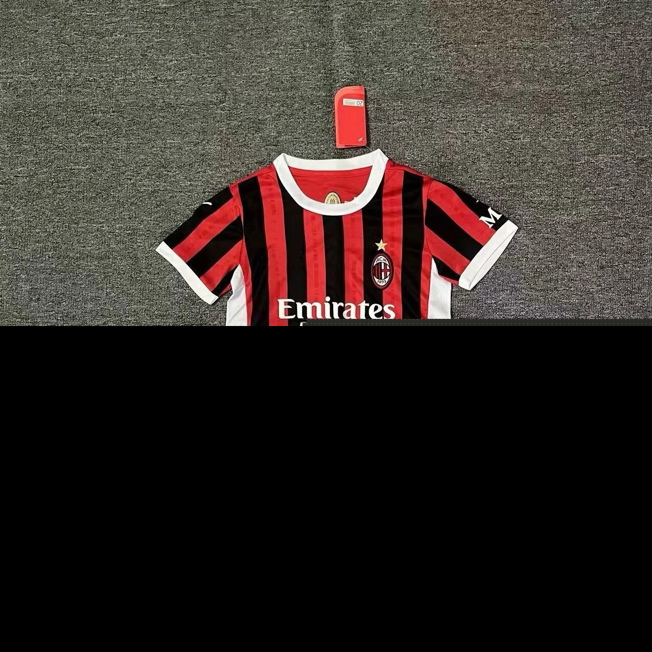 AC Milan Home Kit Red/Black/White