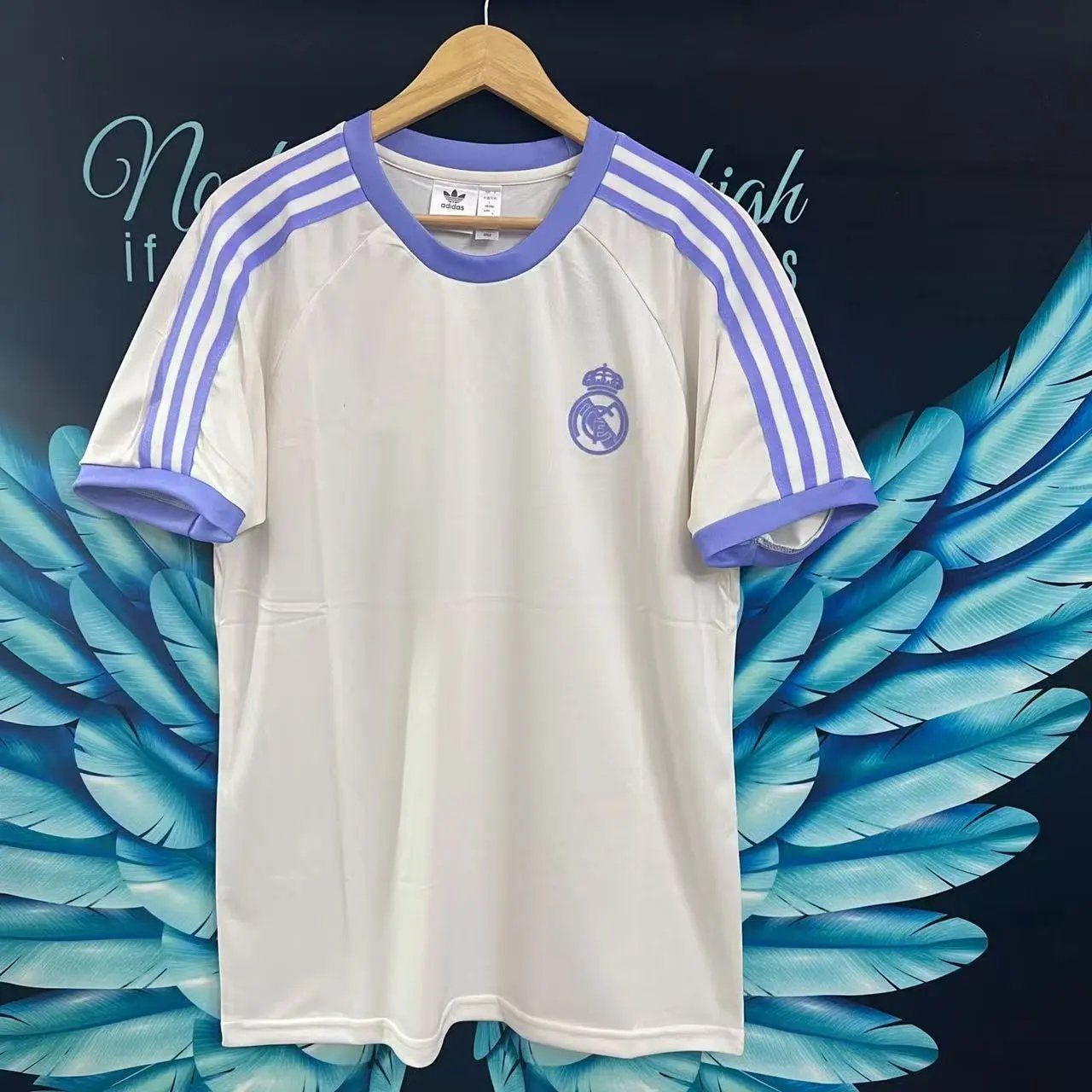 Adidas Real Madrid Retro Tee White/Purple