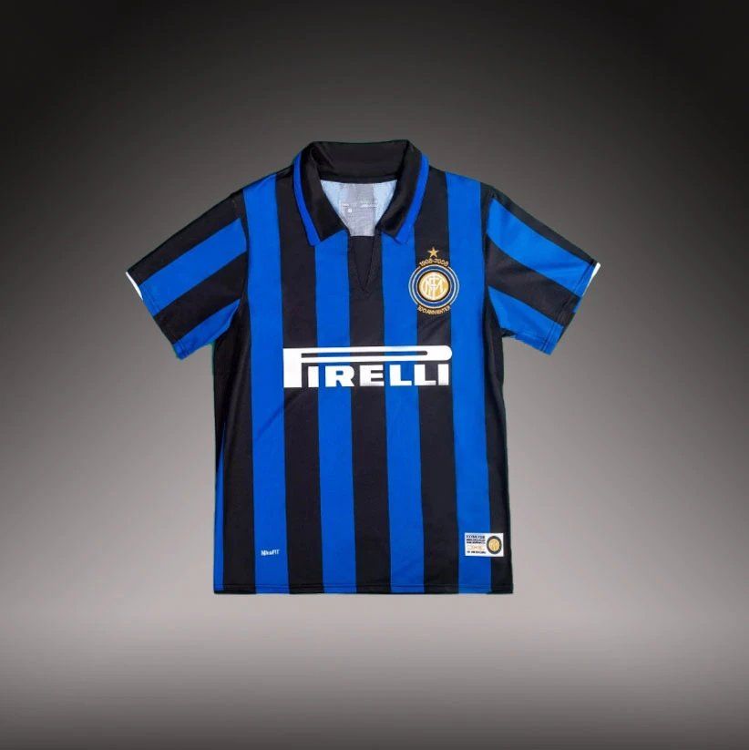 Nike Inter Milan Home Jersey 2009/10 Black-Blue
