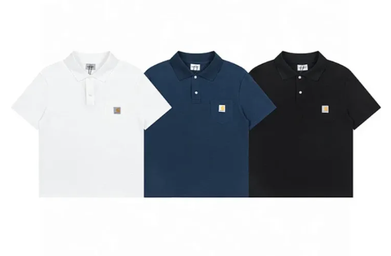 Carhartt WIP Polo Shirt – White, Navy Blue, Black – T-Shirts