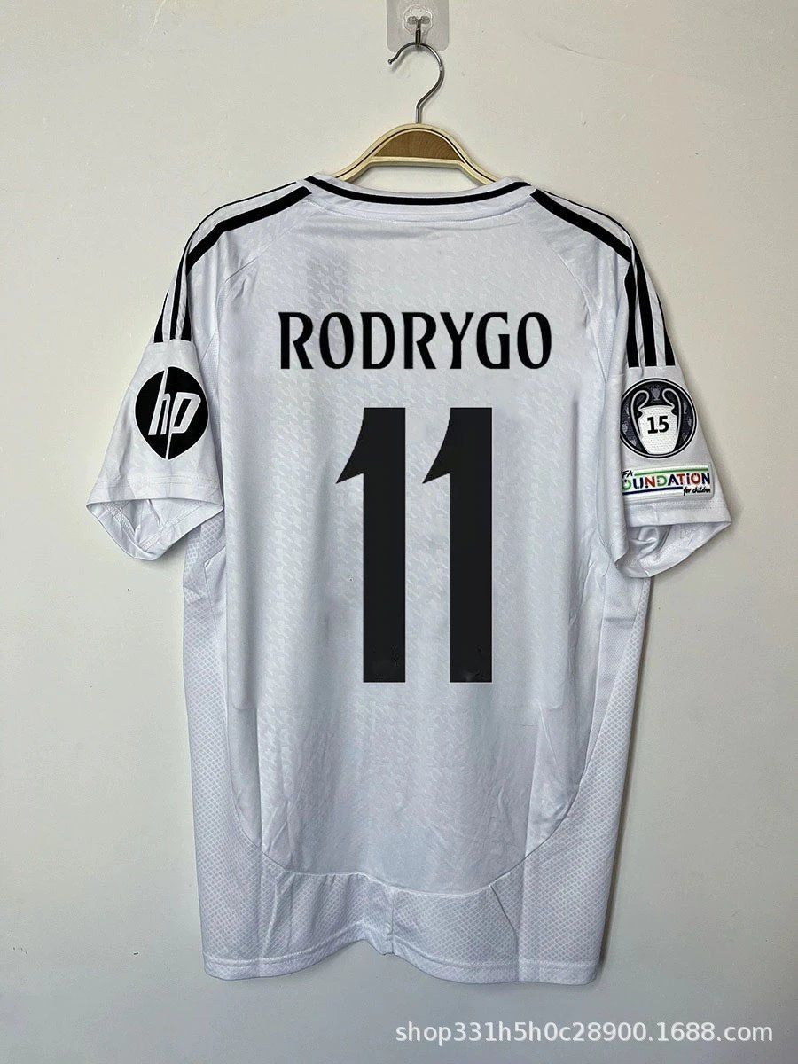 Adidas Real Madrid Rodrygo #11 Jersey White