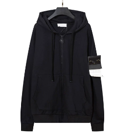 Black Zip-up Hoodie – Black – Hoodies
