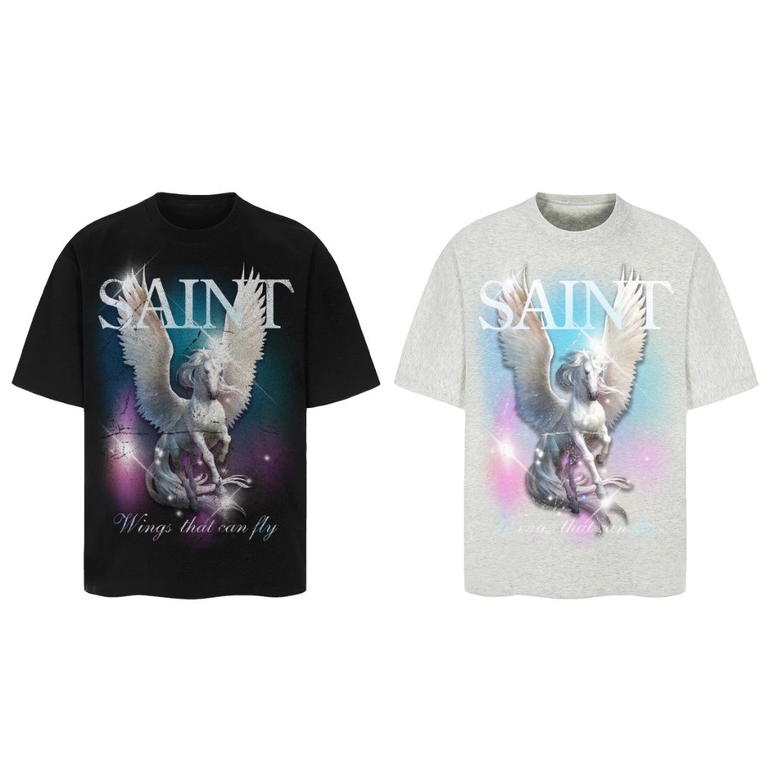 saint wings t-shirt black t-shirts