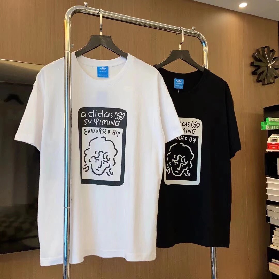 adidas sypiming endorsed white T-Shirt