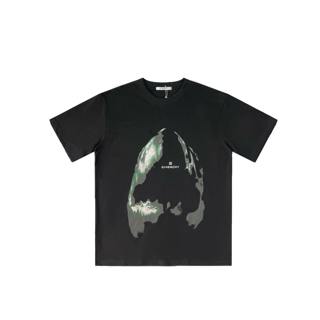 givenchy graphic print t-shirt black