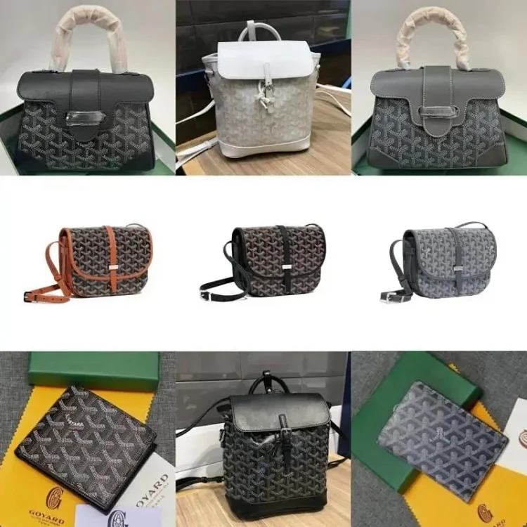 Goyard Handbags and Wallets Black/Gray/Brown Mise
