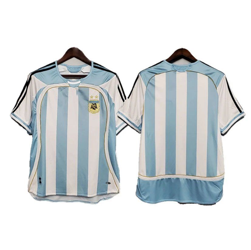 Adidas Argentina Home Football Jersey 2006 Blue/White