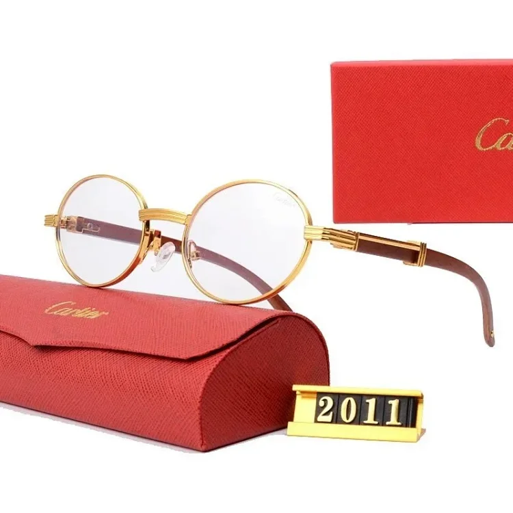 Cartier Round Glasses Gold Mise