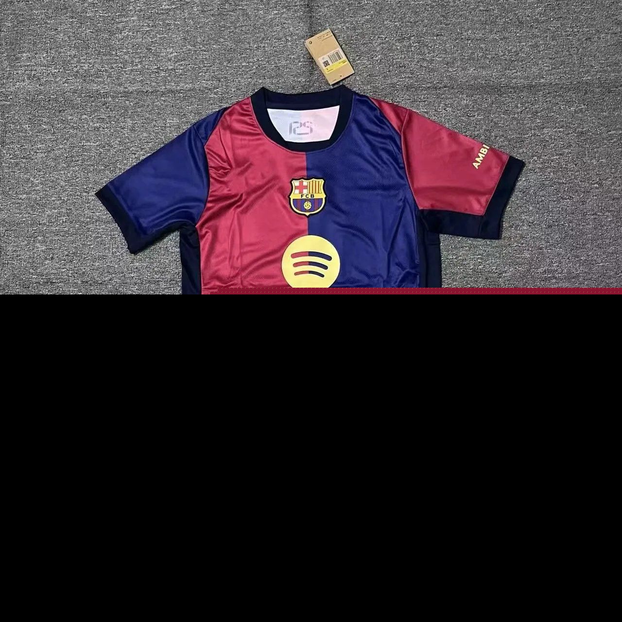 FC Barcelona Football Kit T-Shirt and Shorts Red Blue