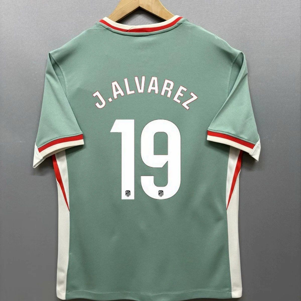 Atletico Madrid J. Alvarez Jersey Green