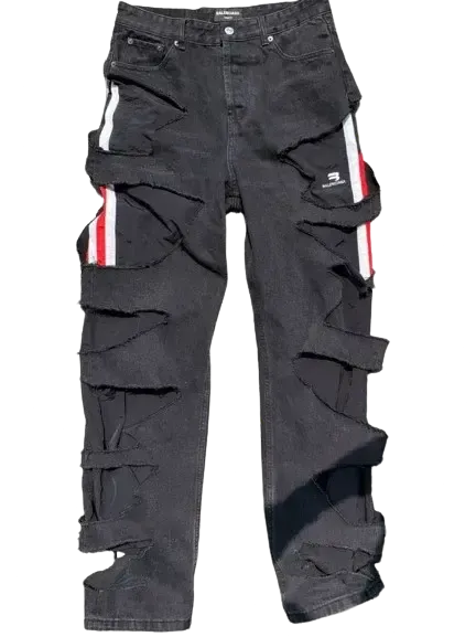 Puma Distressed Jeans Black