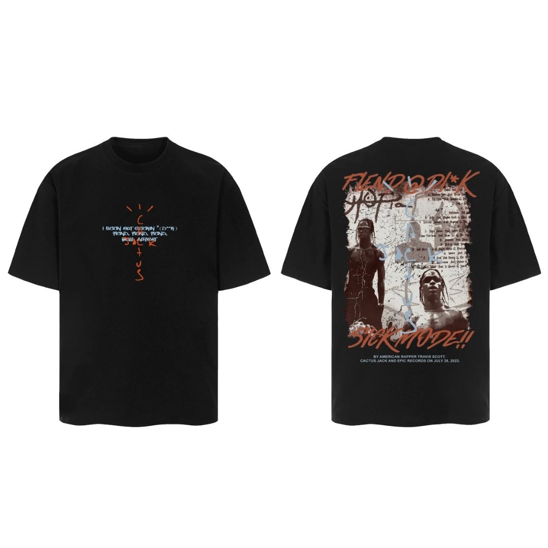 travis scott sicko mode t-shirt black t-shirts