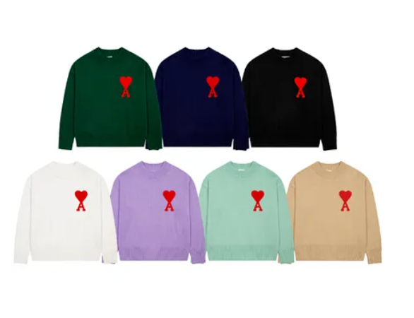 Ami Paris Heart Logo Sweaters | 7 Style Selections