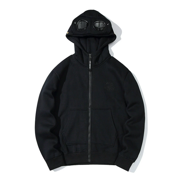 C.P. Company Goggle Hoodie Black Hoodies
