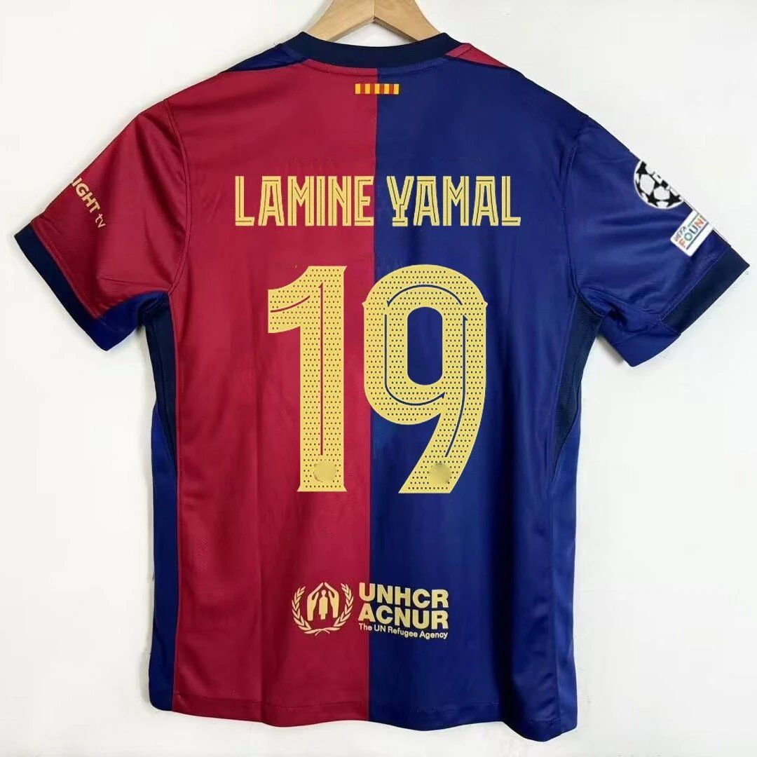 FC Barcelona Lamine Yamal #19 Home Jersey 2023/24 Red-Blue