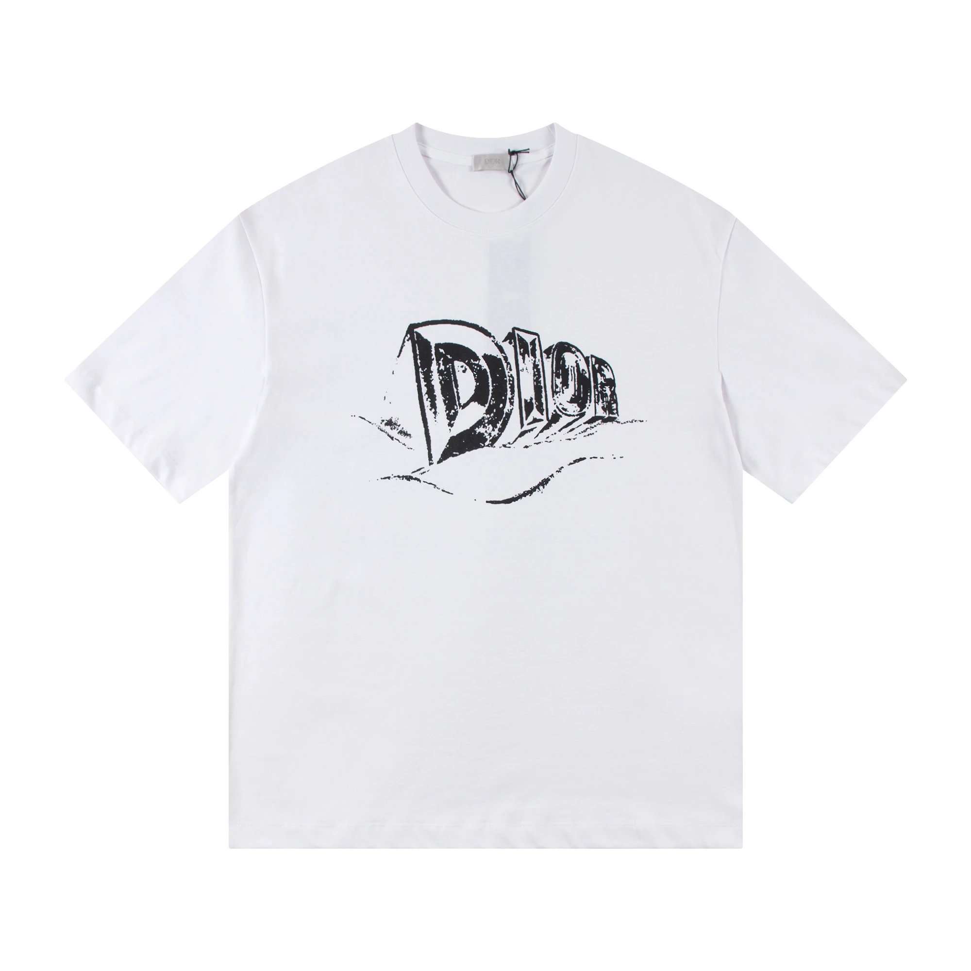 Dior Graphic T-Shirt Beige
