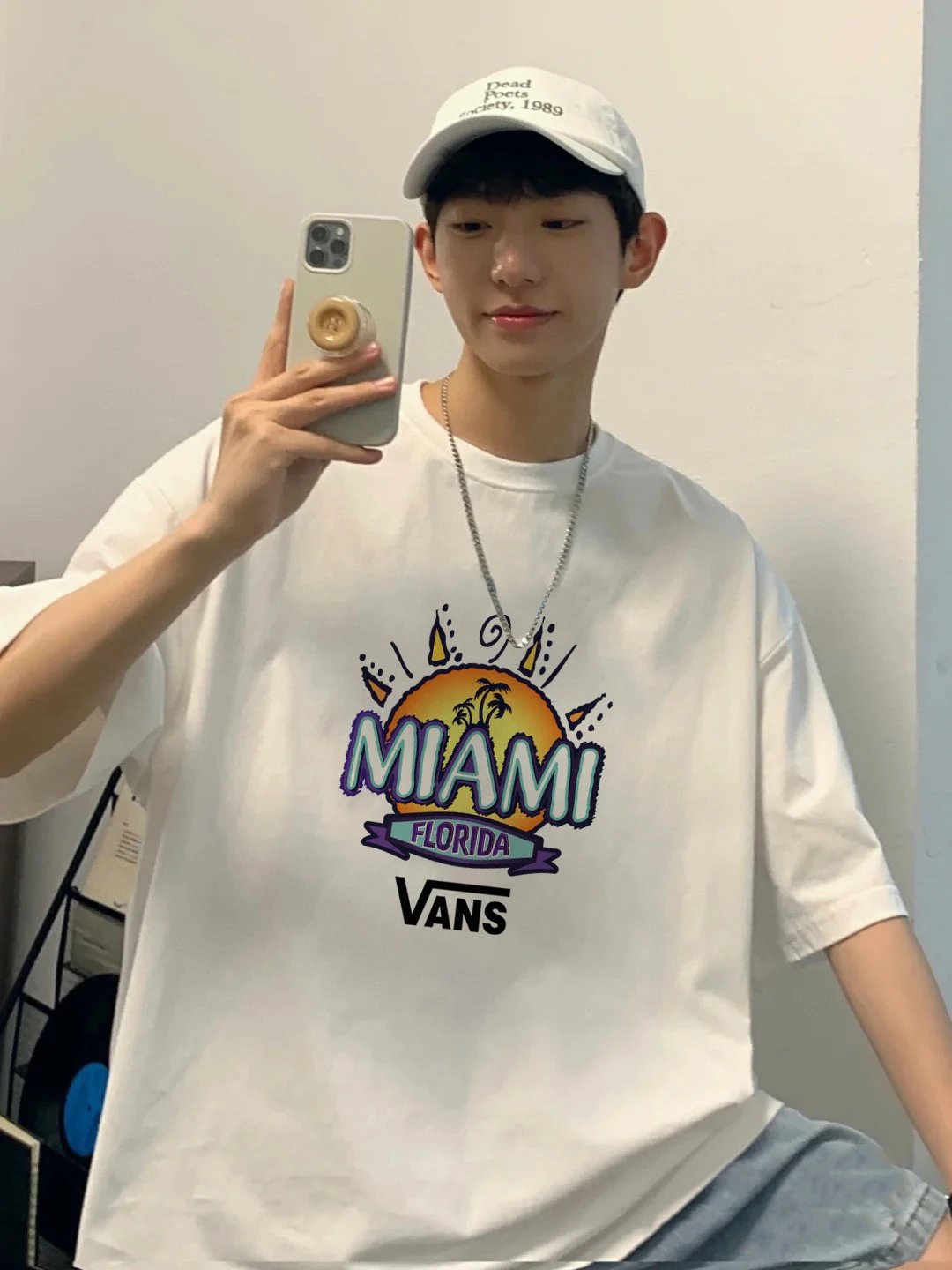 Vans Miami Florida Graphic Tee White