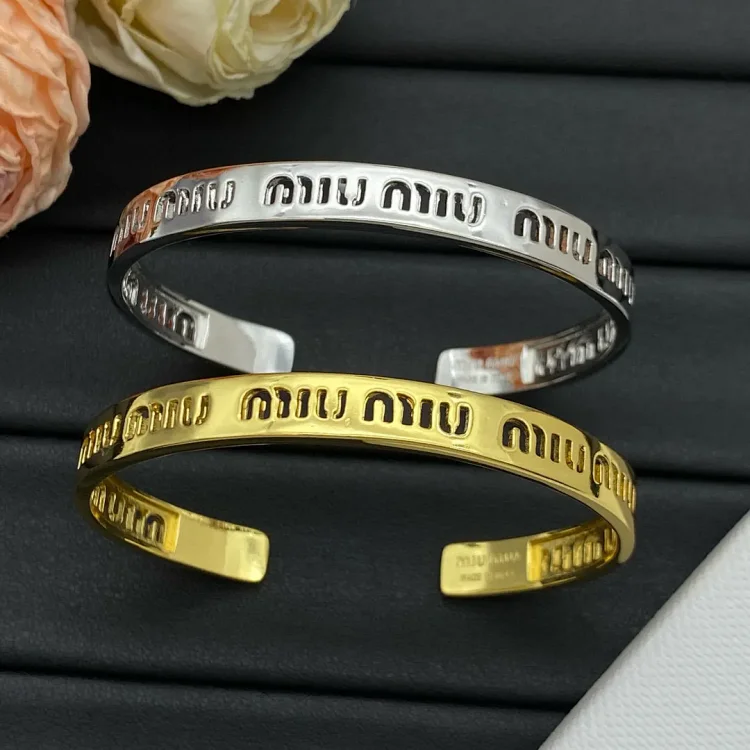 Miu Miu Bracelet Silver Gold Jewelry