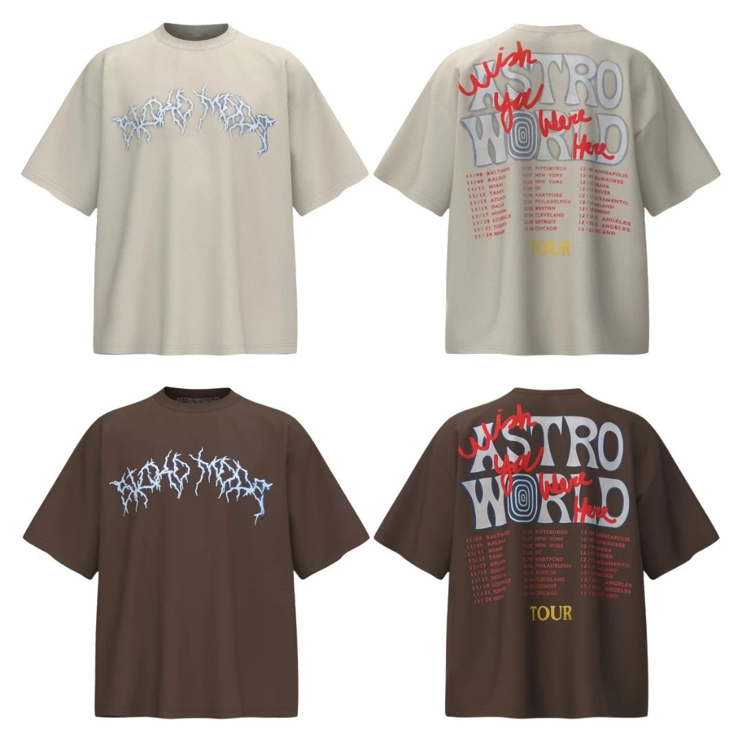 astro tour beige T-Shirt