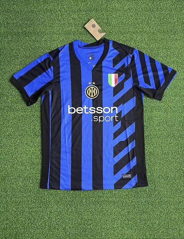 Inter Milan Home Jersey 2024/25 Black and Blue
