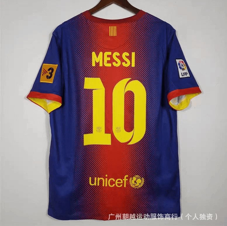 FC Barcelona Messi Jersey Blue T-Shirts