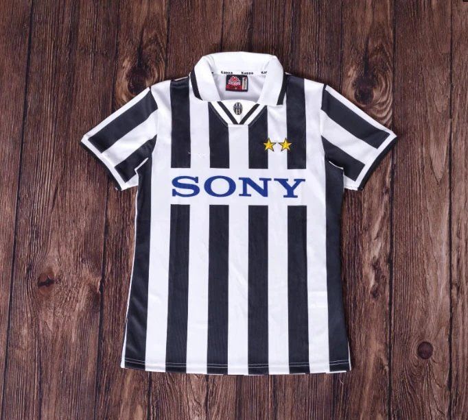 Kappa Juventus Home Jersey 1996 Black and White