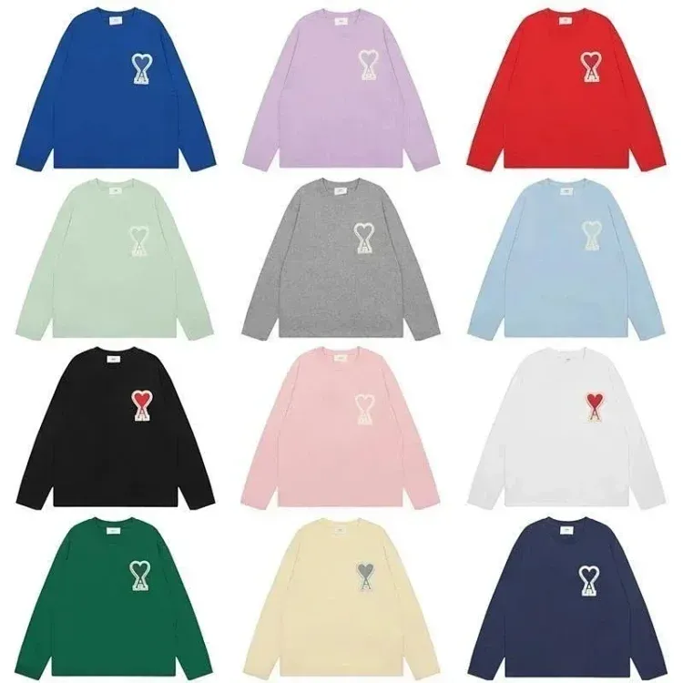 AMI Paris Ami de Coeur Sweater Multiple Colors Hoodies