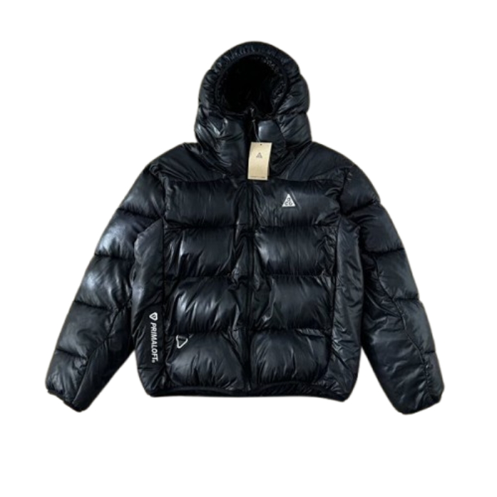 Men's ACG Therma-FIT ADV Lunar Lake puffer jacket, black & light army, FW21