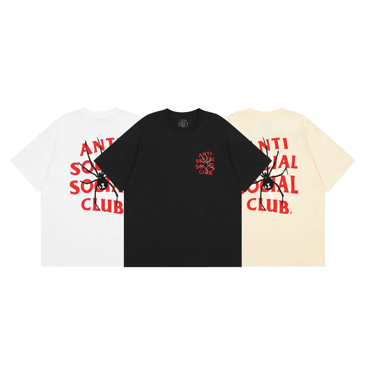anti social social club black T-Shirt