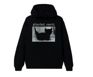 Playboi Carti Cat Hoodie Black Hoodie