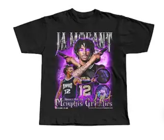 JA MORANT T-Shirt Black T-Shirts