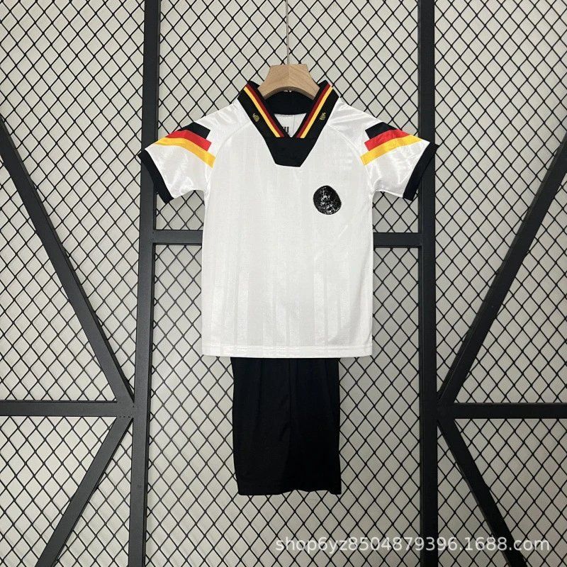 Germany Football Jersey Set White and Black